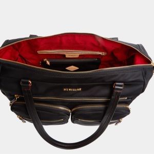 MZ WALLACE - Black XL Tribeca travel bag.